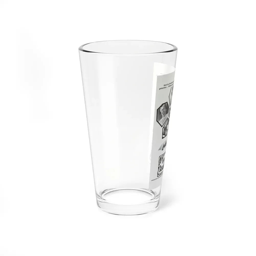 FREE LOVE CONFIDENTIAL 1967 Movie Poster - Pint Glass 16oz - Go Mug Yourself