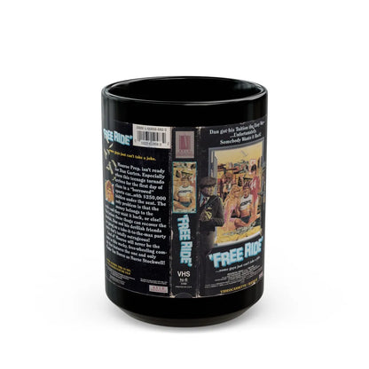 FREE RIDE (VHS COVER) - Black Coffee Mug-15oz-Go Mug Yourself