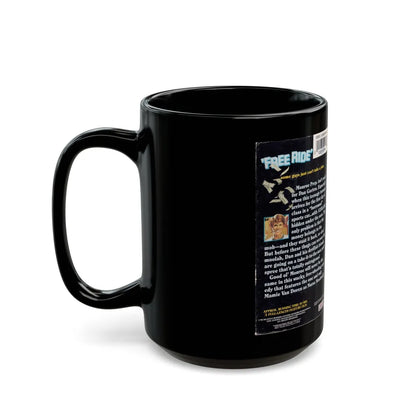 FREE RIDE (VHS COVER) - Black Coffee Mug-Go Mug Yourself