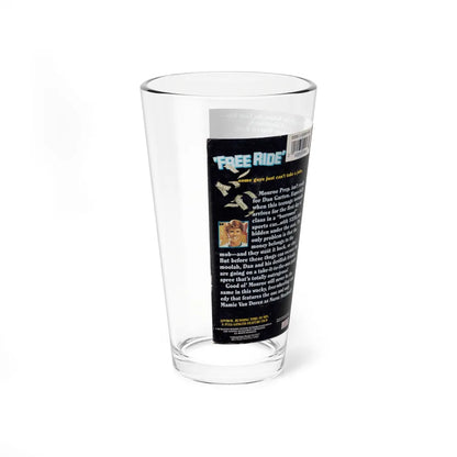 FREE RIDE (VHS COVER) Pint Glass 16oz - Go Mug Yourself
