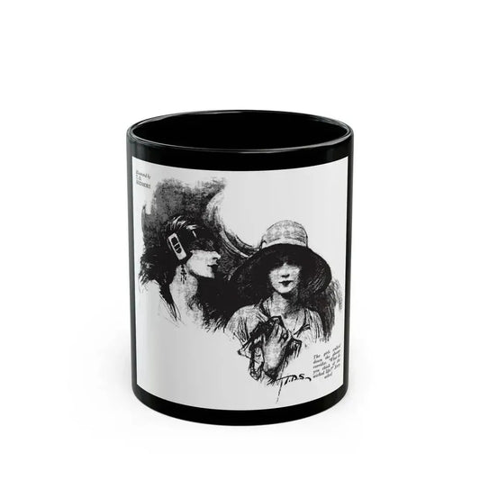 Free, White and Female (2), Collier's, February 25, 1928 - Black Coffee Mug 11oz - Go Mug Yourself