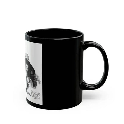 Free, White and Female (2), Collier's, February 25, 1928 - Black Coffee Mug - Go Mug Yourself