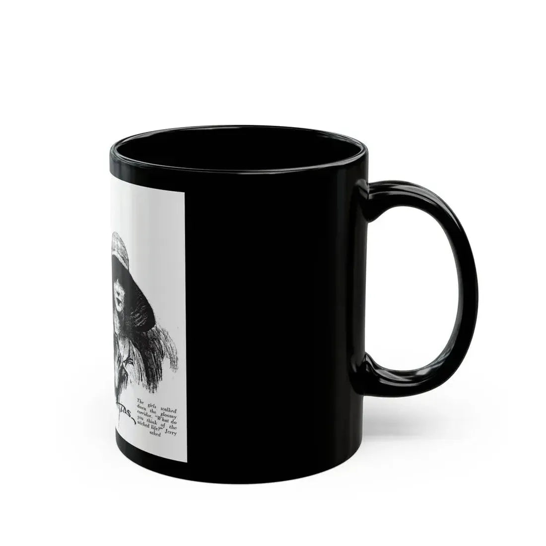 Free, White and Female (2), Collier's, February 25, 1928 - Black Coffee Mug - Go Mug Yourself