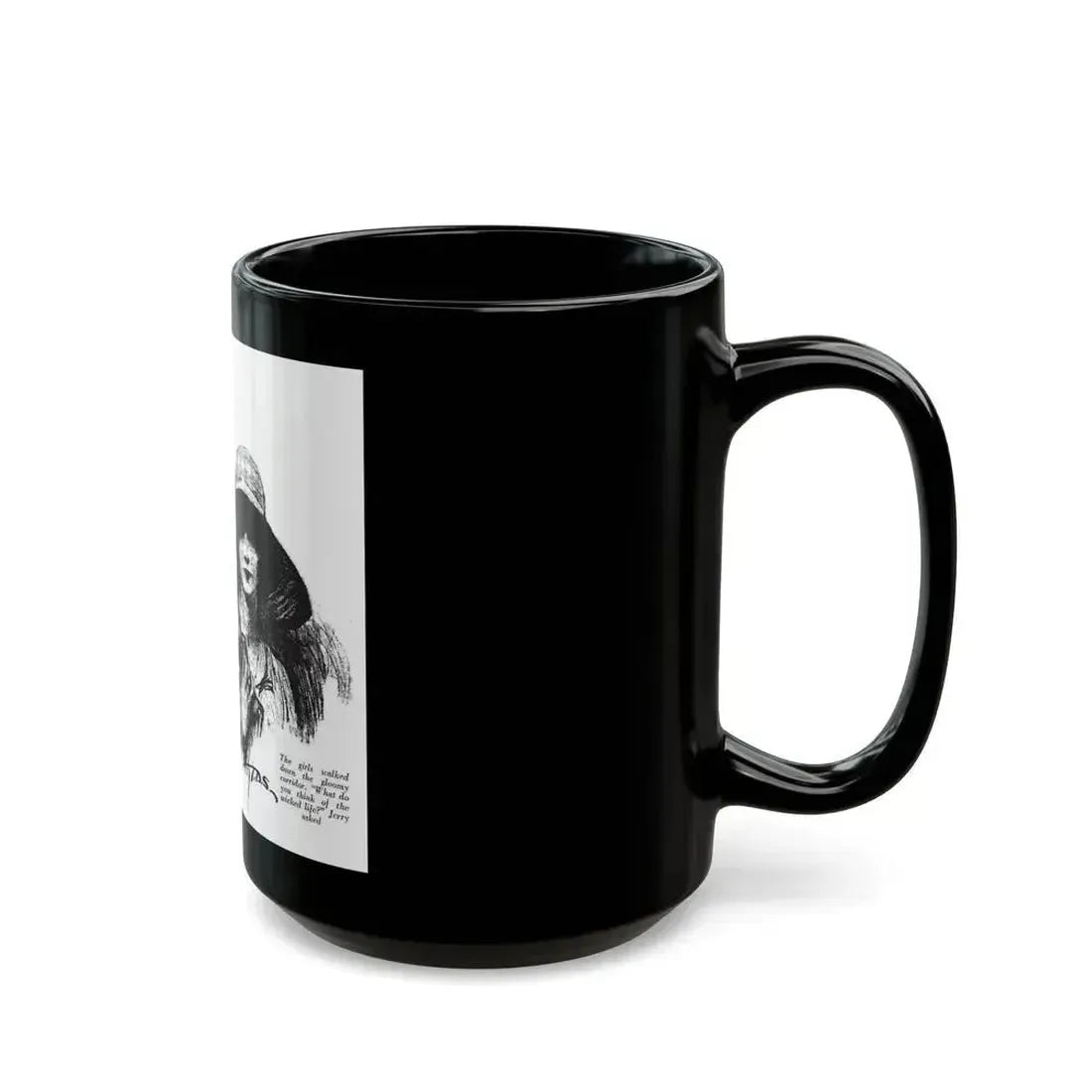 Free, White and Female (2), Collier's, February 25, 1928 - Black Coffee Mug - Go Mug Yourself
