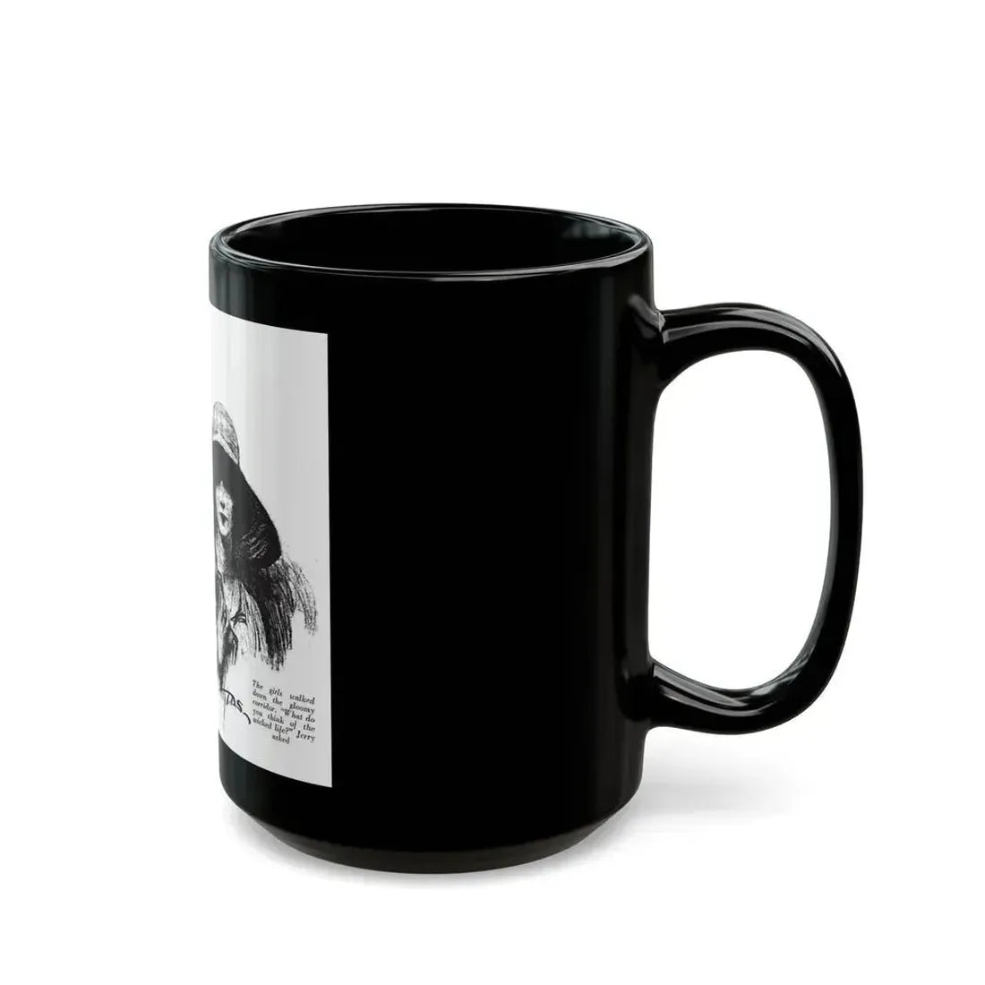 Free, White and Female (2), Collier's, February 25, 1928 - Black Coffee Mug - Go Mug Yourself