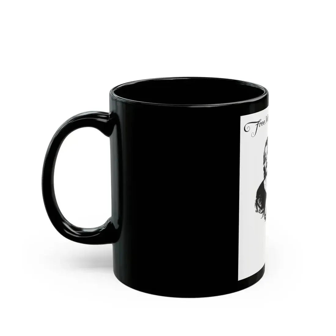 Free, White and Female (3), Collier's, March 3, 1928 - Black Coffee Mug - Go Mug Yourself