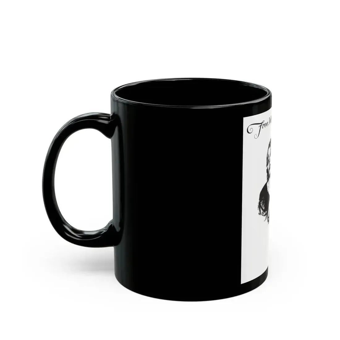Free, White and Female (3), Collier's, March 3, 1928 - Black Coffee Mug - Go Mug Yourself