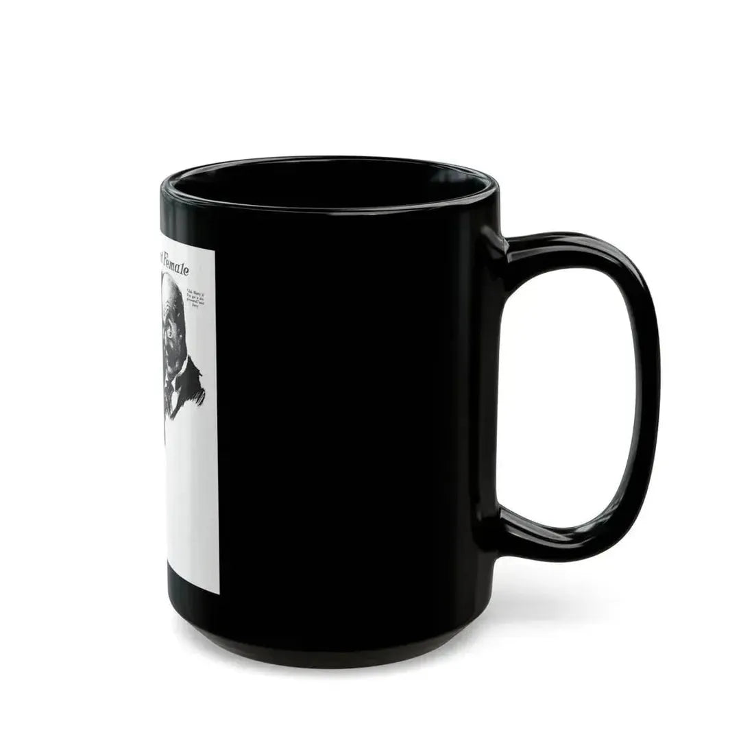 Free, White and Female (3), Collier's, March 3, 1928 - Black Coffee Mug - Go Mug Yourself