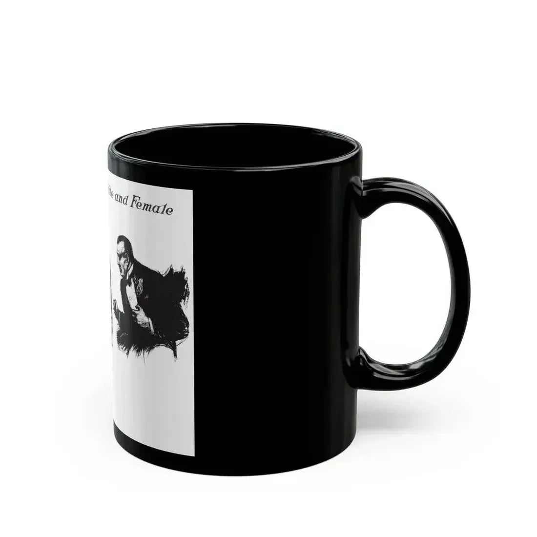Free, White and Female (5), Collier's, March 10, 1928 - Black Coffee Mug - Go Mug Yourself