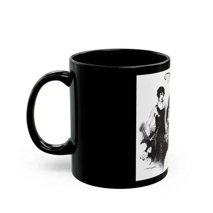 Free, White and Female (5), Collier's, March 10, 1928 - Black Coffee Mug - Go Mug Yourself