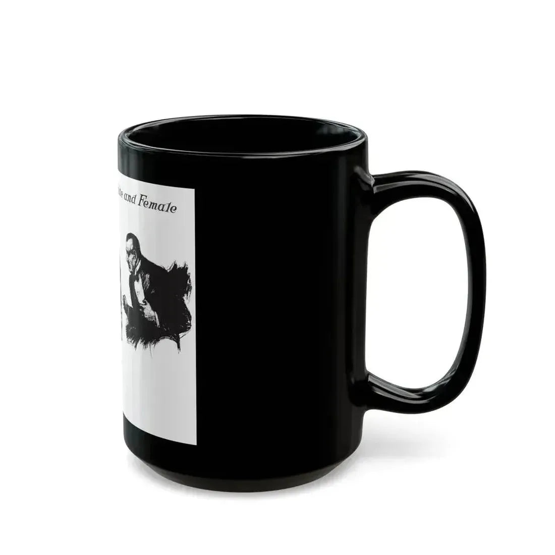 Free, White and Female (5), Collier's, March 10, 1928 - Black Coffee Mug - Go Mug Yourself