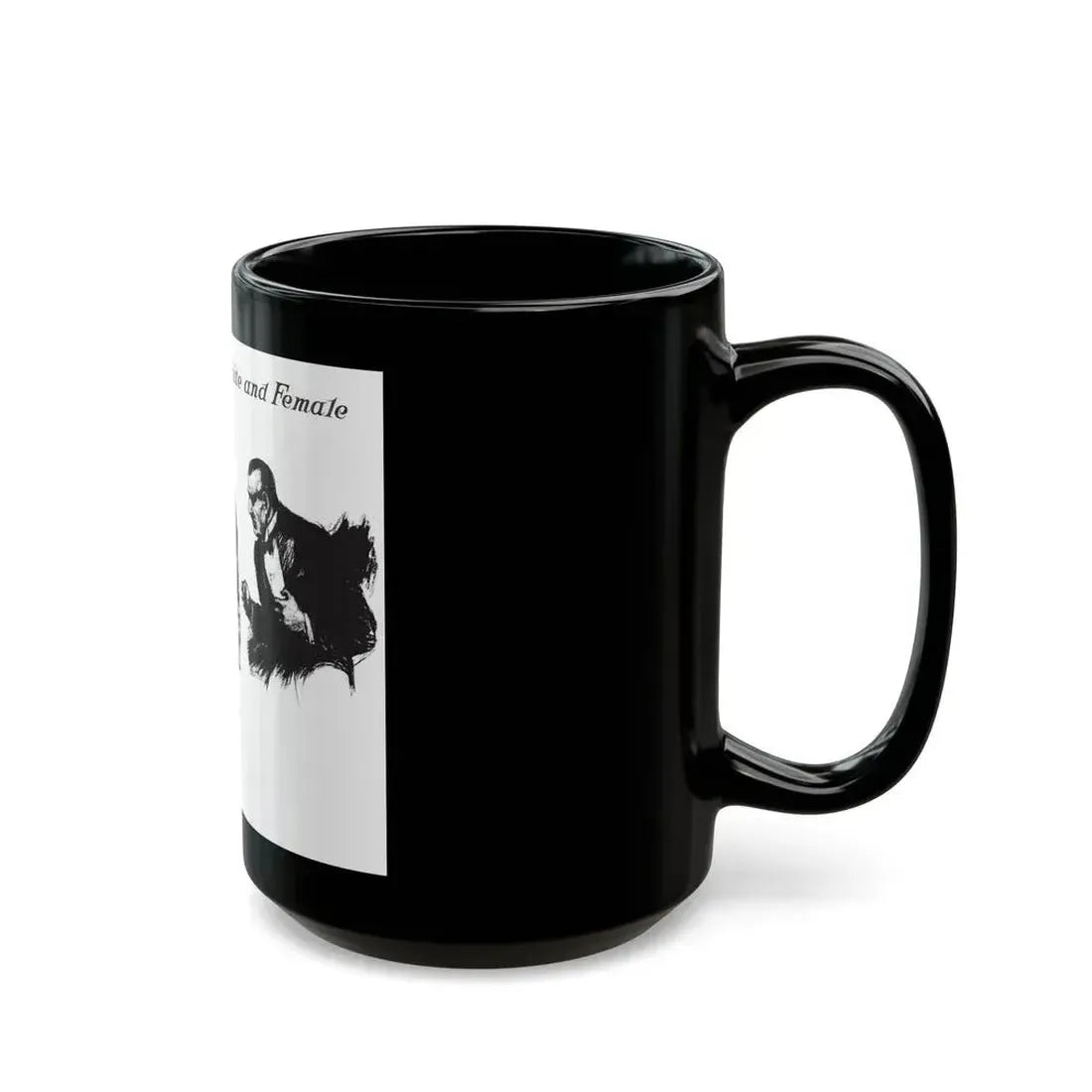Free, White and Female (5), Collier's, March 10, 1928 - Black Coffee Mug - Go Mug Yourself