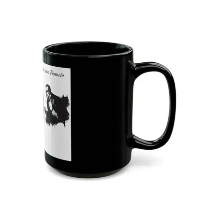Free, White and Female (5), Collier's, March 10, 1928 - Black Coffee Mug - Go Mug Yourself