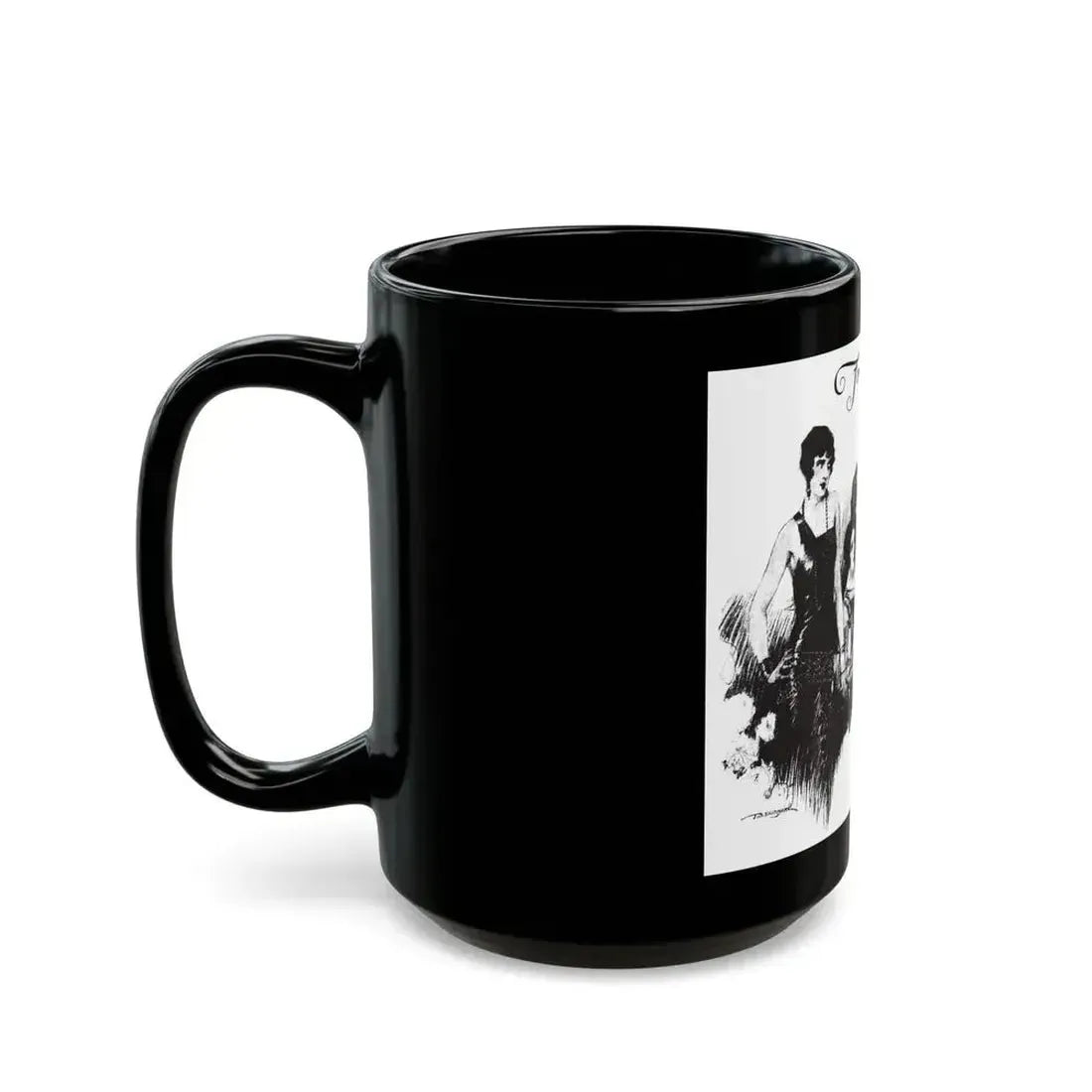 Free, White and Female (5), Collier's, March 10, 1928 - Black Coffee Mug - Go Mug Yourself
