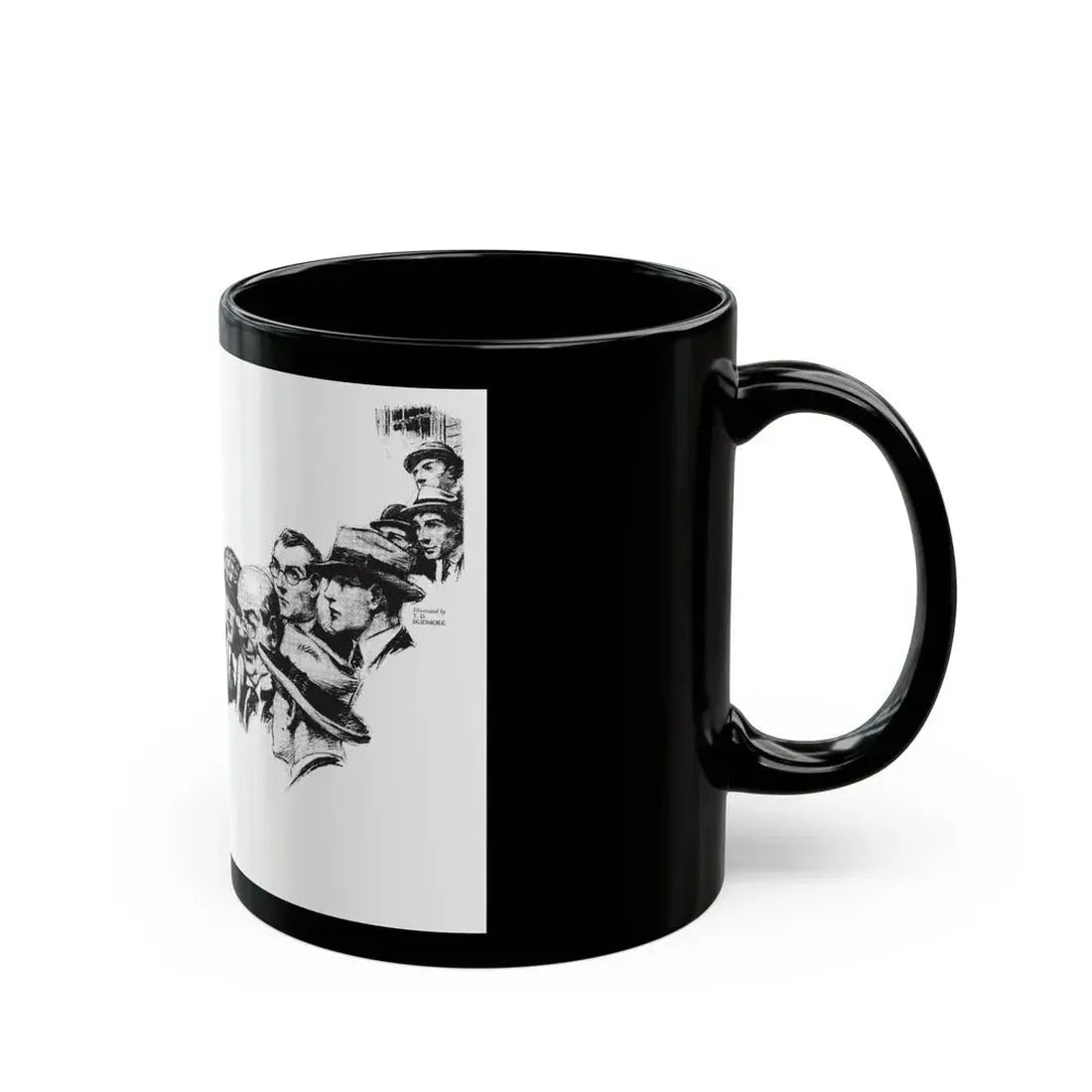 Free, White and Female (6), Collier's, March 24, 1928 - Black Coffee Mug - Go Mug Yourself