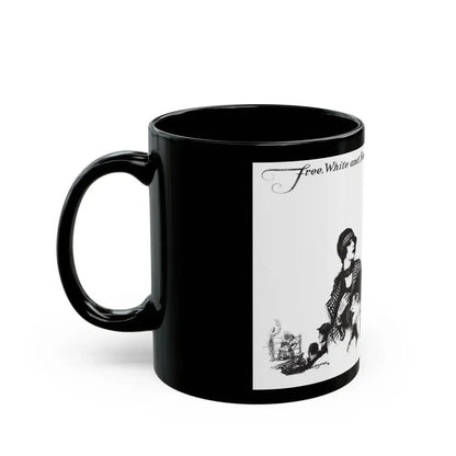 Free, White and Female (6), Collier's, March 24, 1928 - Black Coffee Mug - Go Mug Yourself