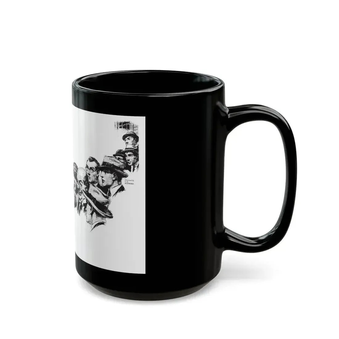 Free, White and Female (6), Collier's, March 24, 1928 - Black Coffee Mug - Go Mug Yourself