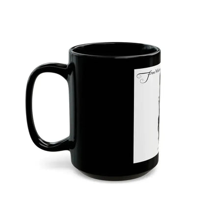 Free, White and Female (7), Collier's, March 31, 1928 - Black Coffee Mug - Go Mug Yourself