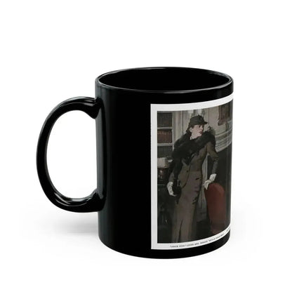 Free Woman (1), Redbook, December 1936 - Black Coffee Mug - Go Mug Yourself