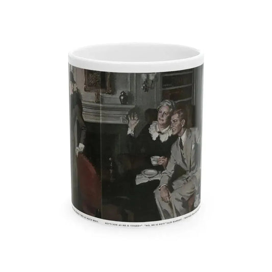 Free Woman (1), Redbook, December 1936 - White Coffee Mug 11oz - Go Mug Yourself