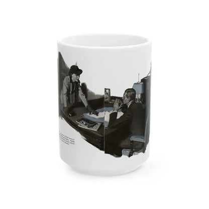 Free Woman (2), Redbook, December 1936 - White Coffee Mug 15oz - Go Mug Yourself