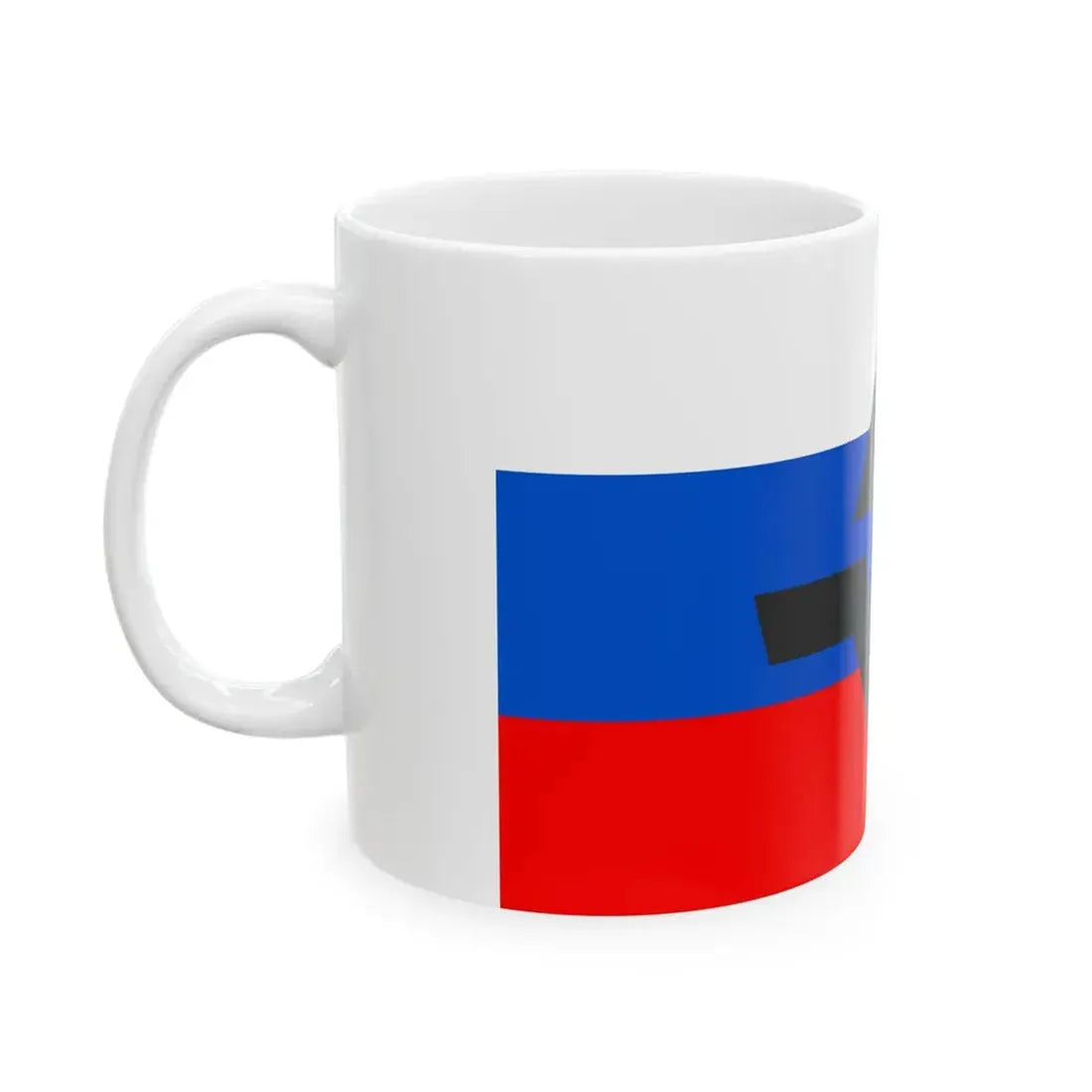 Freedom of Russia Legion flag 2023 variant (Russia) White Coffee Mug - Go Mug Yourself