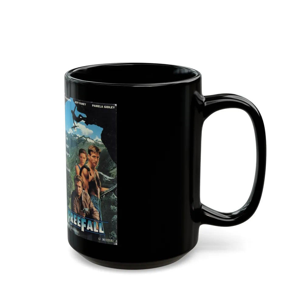 FREEFALL (VHS COVER) - Black Coffee Mug-Go Mug Yourself