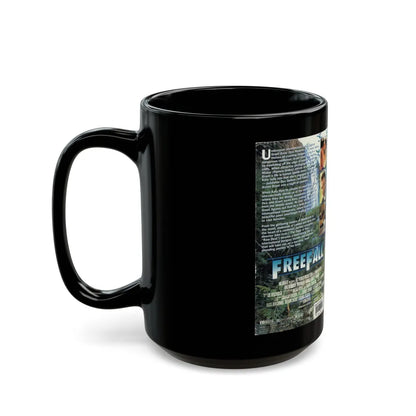 FREEFALL (VHS COVER) - Black Coffee Mug-Go Mug Yourself