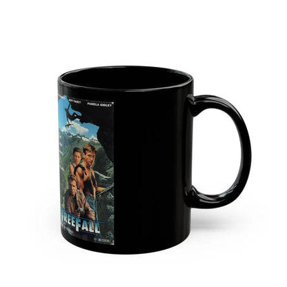 FREEFALL (VHS COVER) - Black Coffee Mug-Go Mug Yourself