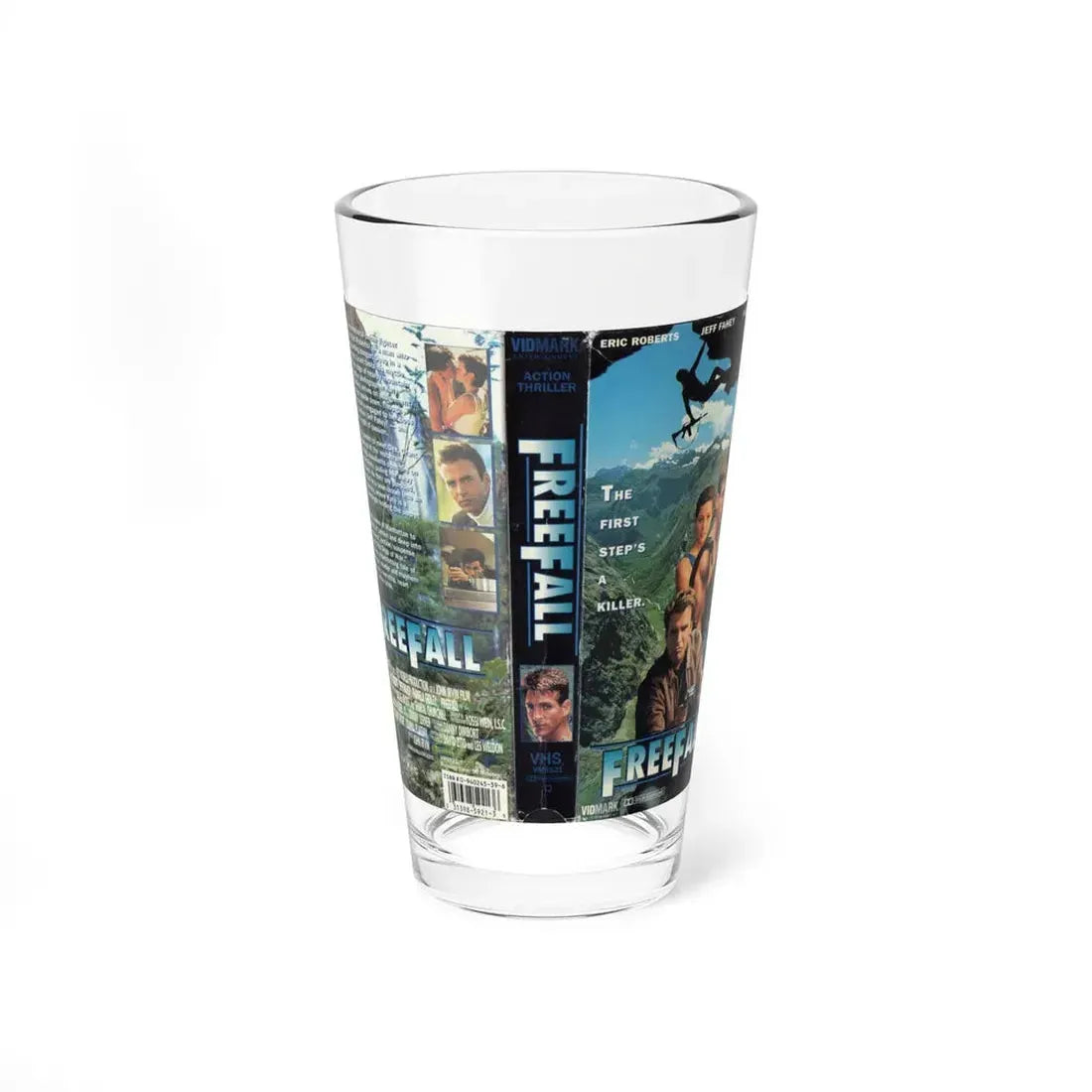 FREEFALL (VHS COVER) Pint Glass 16oz 16oz - Go Mug Yourself