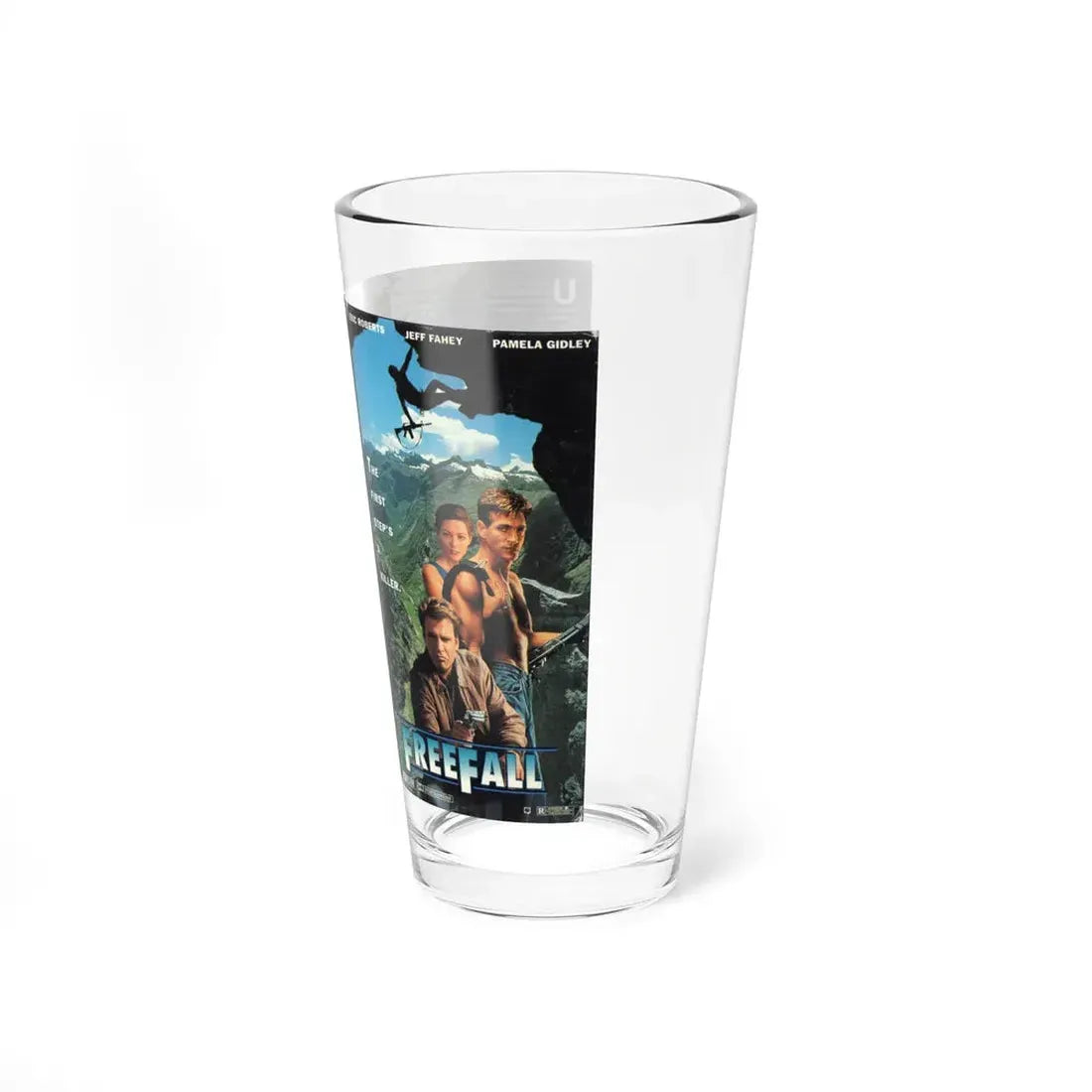 FREEFALL (VHS COVER) Pint Glass 16oz - Go Mug Yourself
