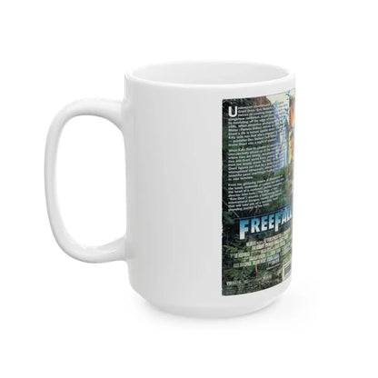 FREEFALL (VHS COVER) - White Coffee Mug - Go Mug Yourself
