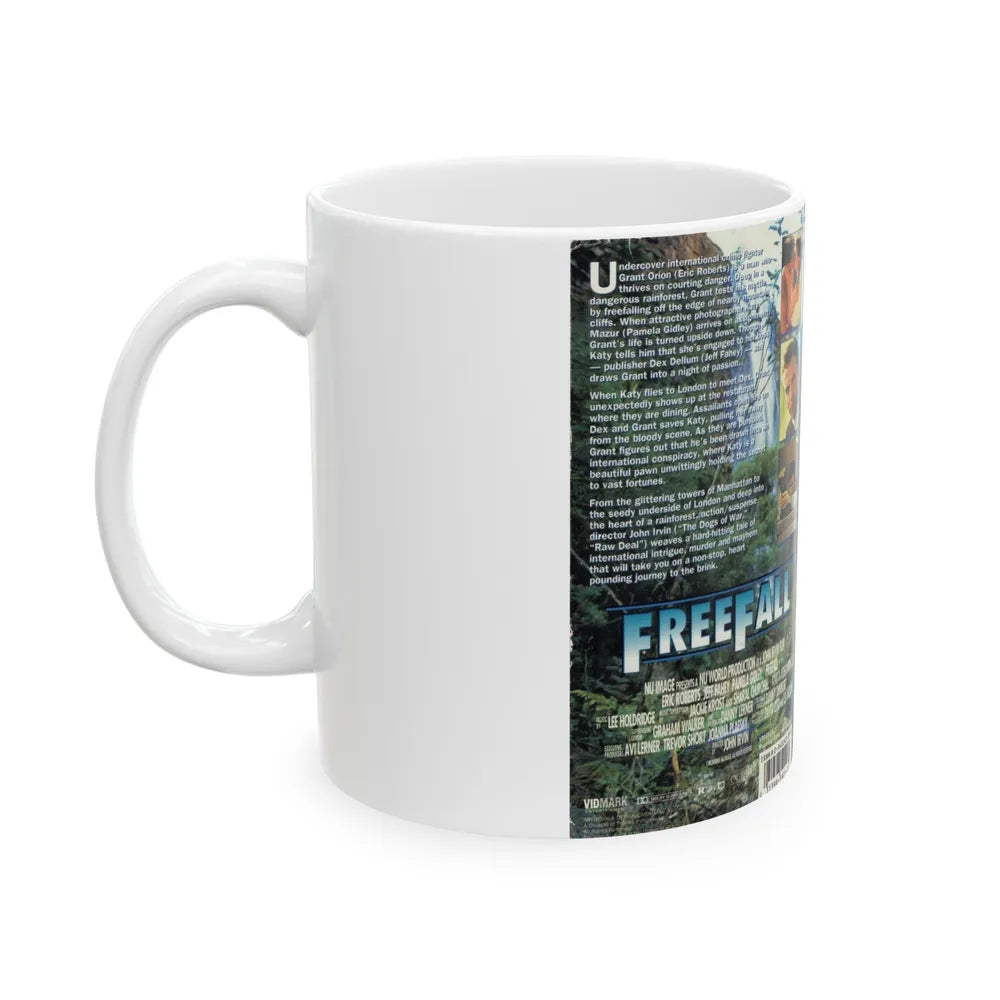 FREEFALL (VHS COVER) - White Coffee Mug-Go Mug Yourself