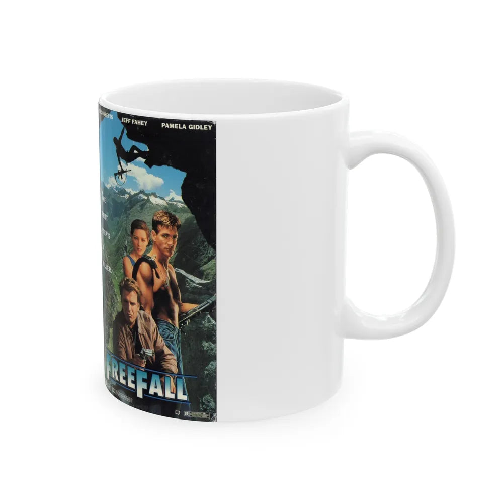 FREEFALL (VHS COVER) - White Coffee Mug-Go Mug Yourself