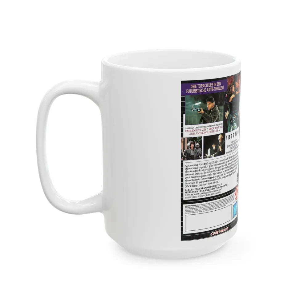 FREEJACK (VHS COVER) - White Coffee Mug-Go Mug Yourself