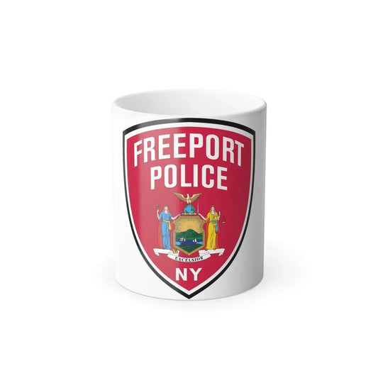 Freeport New York Police - Color Changing Coffee Mug 11oz - Go Mug Yourself