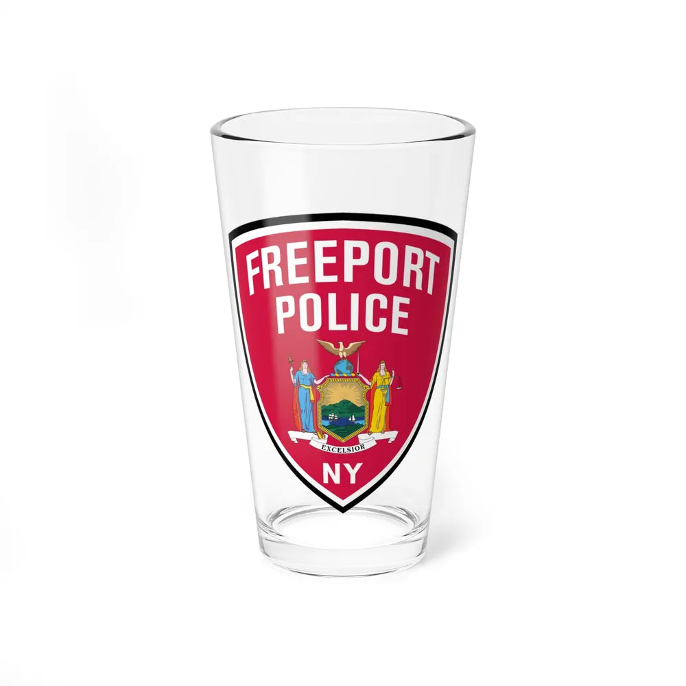 Freeport New York Police - Pint Glass 16oz-16oz-Go Mug Yourself