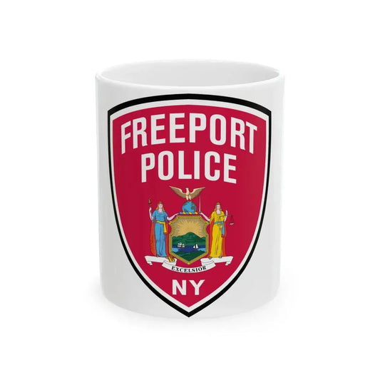 Freeport New York Police - White Coffee Mug 11oz - Go Mug Yourself