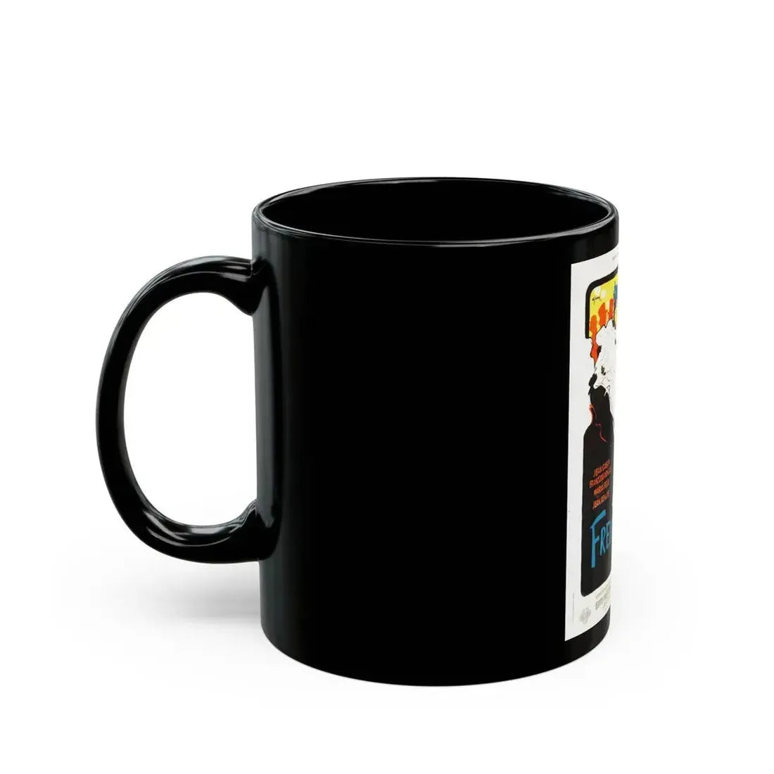 French Cancan (1955), poster - Black Coffee Mug - Go Mug Yourself