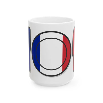 French cooking icon (France) White Coffee Mug 15oz - Go Mug Yourself