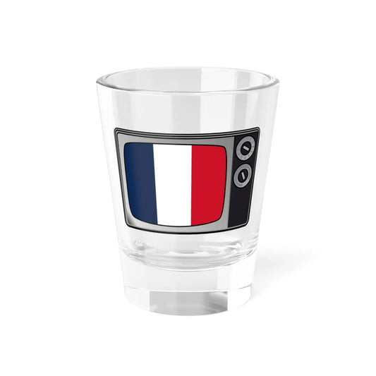 French flag tv (France) Shot Glass 1.5oz 1.5oz - Go Mug Yourself