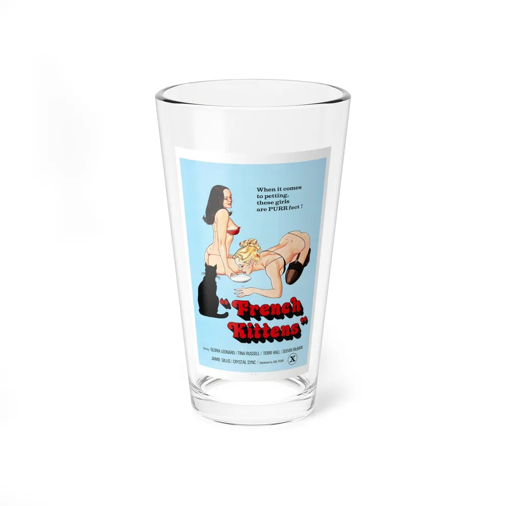 FRENCH KITTENS 1978 Movie Poster - Pint Glass 16oz-16oz-Go Mug Yourself