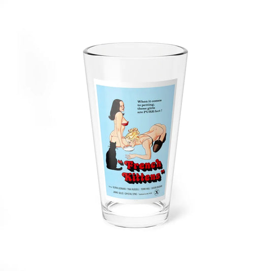 FRENCH KITTENS 1978 Movie Poster - Pint Glass 16oz-16oz-Go Mug Yourself