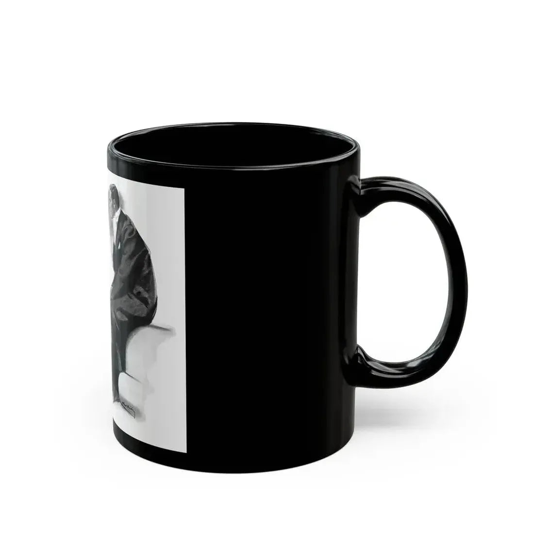 French Model by Sylvia Thompson, Britannia And Eve magazine, 1939 (1) - Black Coffee Mug - Go Mug Yourself