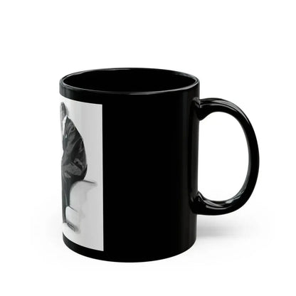 French Model by Sylvia Thompson, Britannia And Eve magazine, 1939 (1) - Black Coffee Mug - Go Mug Yourself