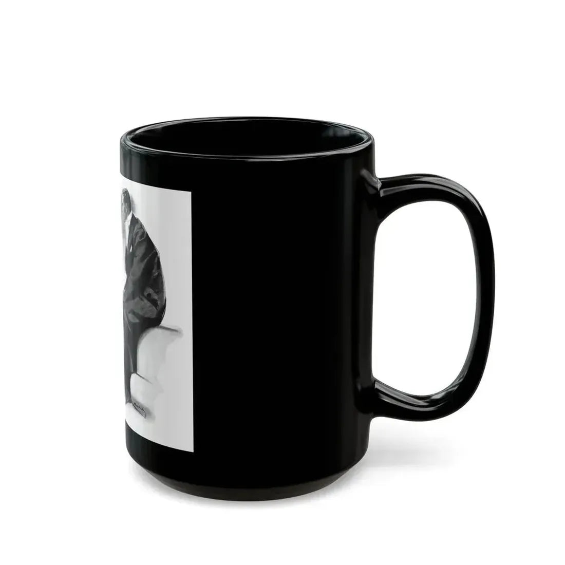 French Model by Sylvia Thompson, Britannia And Eve magazine, 1939 (1) - Black Coffee Mug - Go Mug Yourself