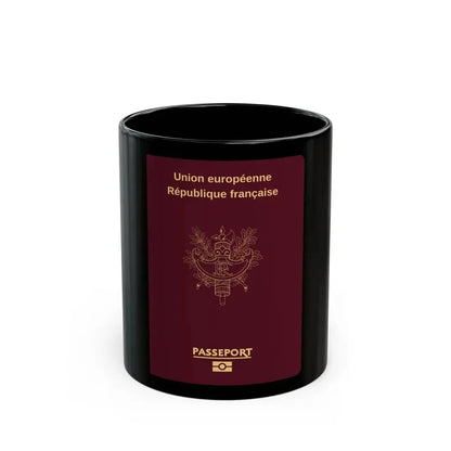 French Passport - Black Coffee Mug 11oz - Go Mug Yourself