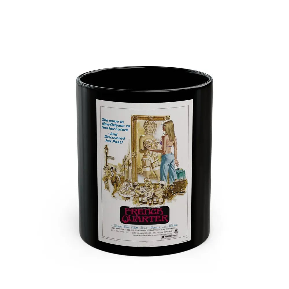 FRENCH QUARTER 1978 Movie Poster - Black Coffee Mug 11oz - Go Mug Yourself