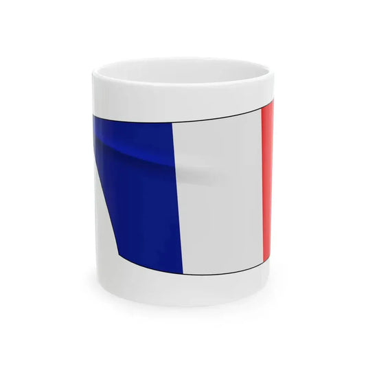 French Rowing Blade (France) White Coffee Mug 11oz - Go Mug Yourself