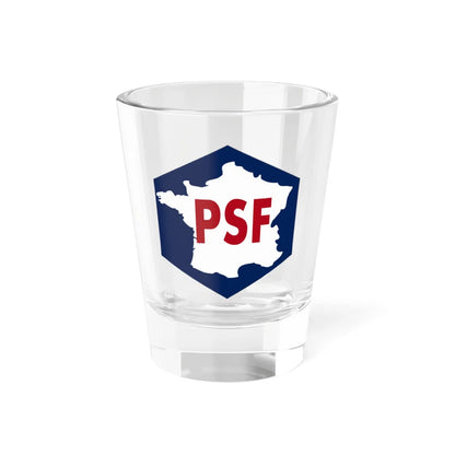 French Social Party emblem (France) Shot Glass 1.5oz 1.5oz - Go Mug Yourself